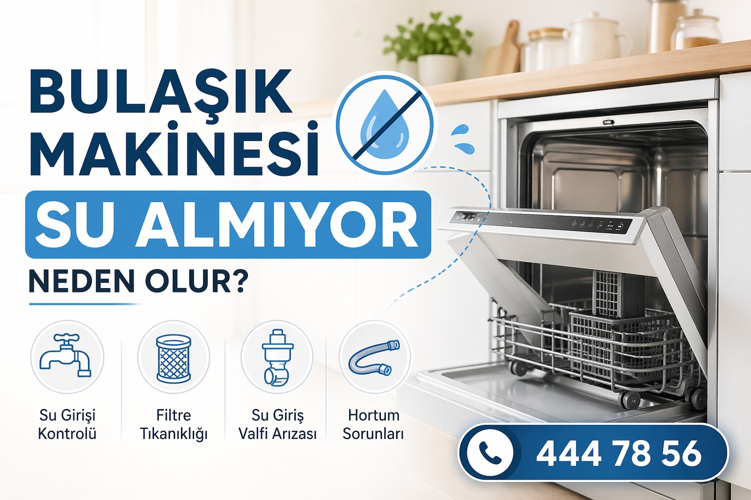 Bosch bulaşık makinesi su almıyor