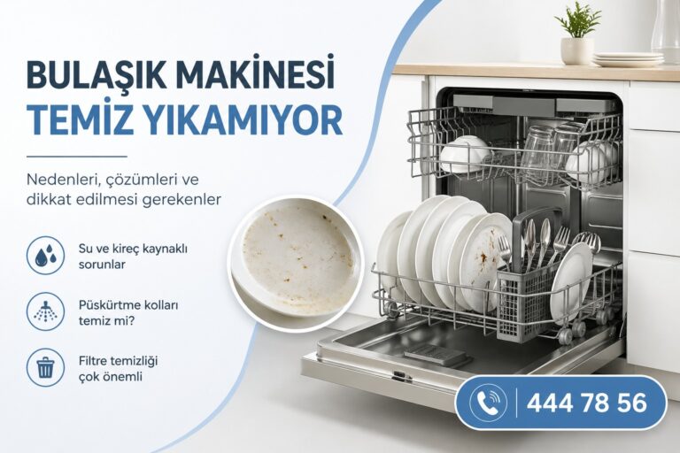 Bosch bulaşık makinesi temiz yıkamıyor