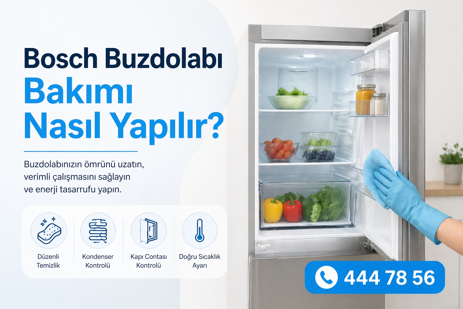 Bosch buzdolabı bakımı nasıl yapılır?