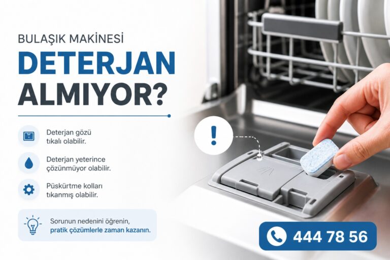 Bosch bulaşık makinesi deterjan almıyor