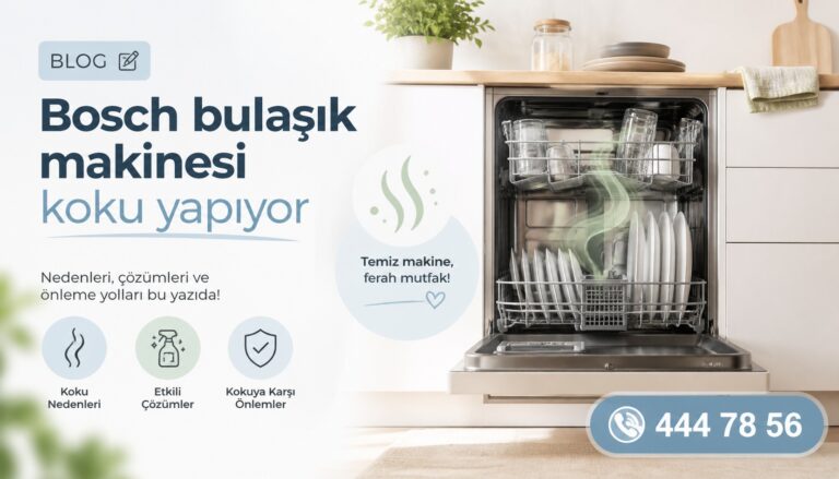 Bosch bulaşık makinesi koku yapıyor