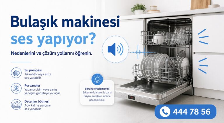 Bosch bulaşık makinesi ses yapıyor