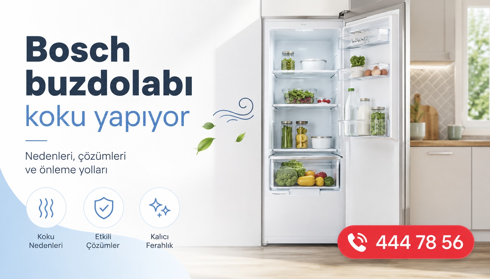 Bosch buzdolabı koku yapıyor