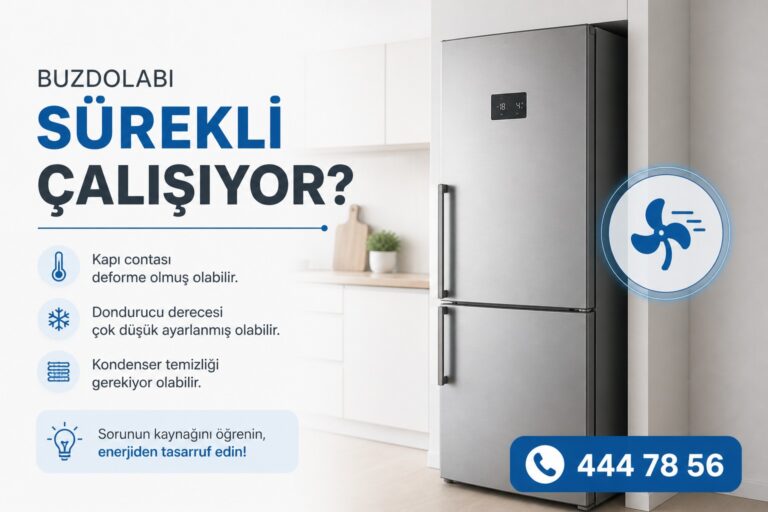 Bosch buzdolabı sürekli çalışıyor