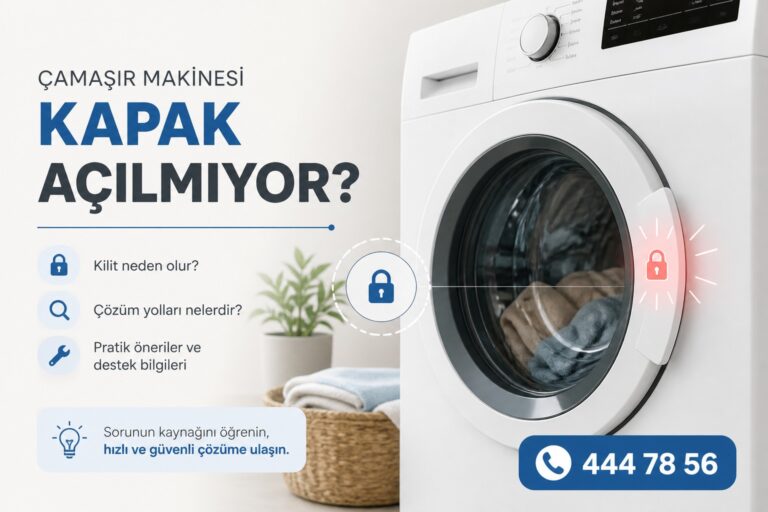 Bosch çamaşır makinesi kapak açılmıyor