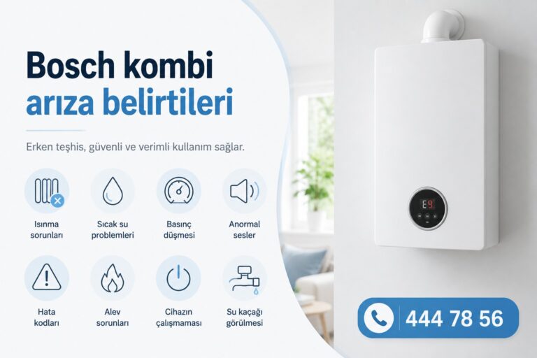 Bosch kombi arıza belirtileri