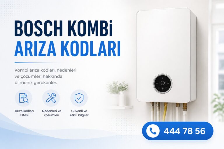 Bosch kombi arıza kodları