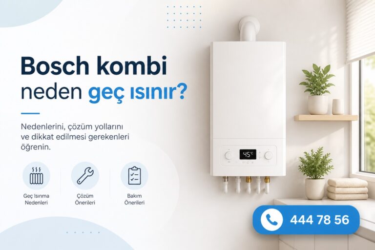 Bosch kombi neden geç ısınır?